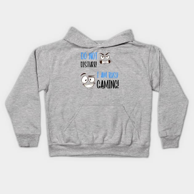 Funny Quote " I'm Gaming" | Awesome Funny Gamer Gifts and Coo | Stuff For GAMERS | Novelty Gifts Kids Hoodie by admeral